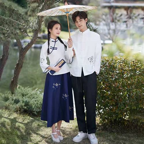 民国风复古女装学生文艺班服