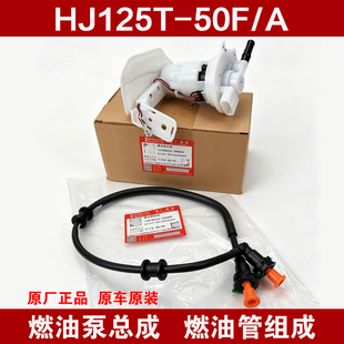 豪爵HJ125T-50燃油泵总成 LUMI燃油泵燃油管油量传感器滤网正品