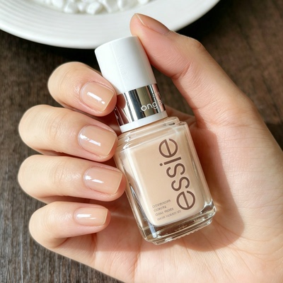 ESSIE玻璃透感象牙白指甲油免烤