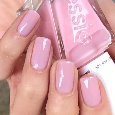 essie微光疗指甲油i樱花柔粉少女