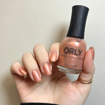 ORLY落日浅铜香槟色免烤指甲油
