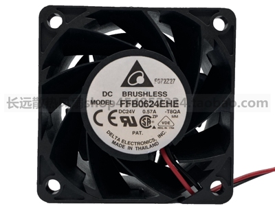 台达DELTA FFB0624EHE 60*60*38MM 6038 24V 0.57A 风扇4线