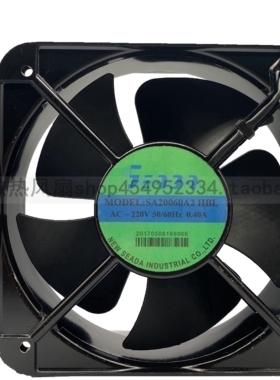 全新台湾SEADA SA20060A2 HBL 220V 20厘米 20060散热风扇 0.40A
