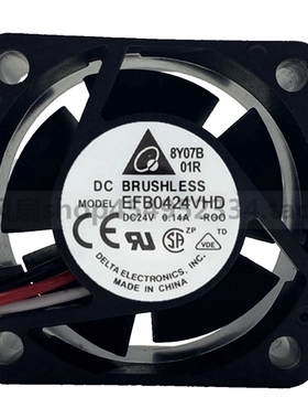 原装 台达 EFB0424VHD 24V 0.14A 4CM 4020 变频器双滚珠散热风扇