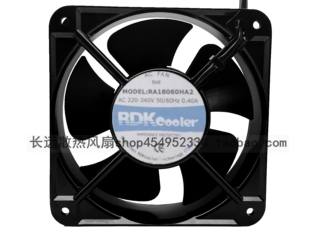 220V RA18060HA2 0.40A专业机柜散热风机 RDKeooler 全新原装