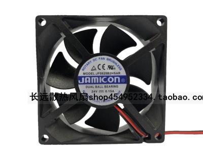 全新JAMICON 24V JF0825B2UA-R 0625B2SRPR KF0825B2HR-R风扇8025