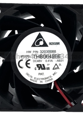 6CM厘米6038 48V 0.41A THB0648BE暴力大风量风扇60*60*38mm