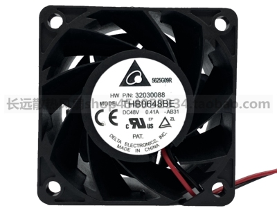 6CM厘米6038 48V 0.41A THB0648BE暴力大风量风扇60*60*38mm