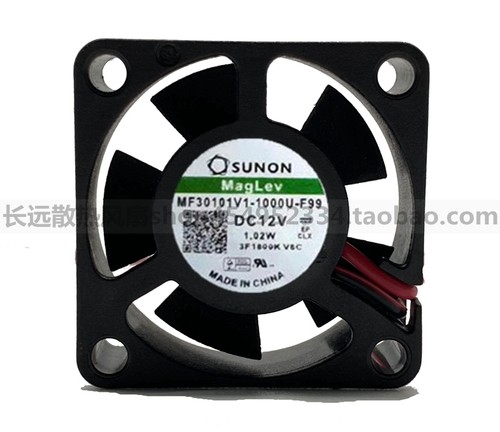 全新原装 SUNON MF30101V1-000U-F99 3010 12V 1.02W 3CM散热风扇