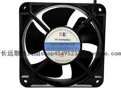 翔跃XY18060HBL 220V 0.45A18CM机柜轴流风机散热工业服务器风扇