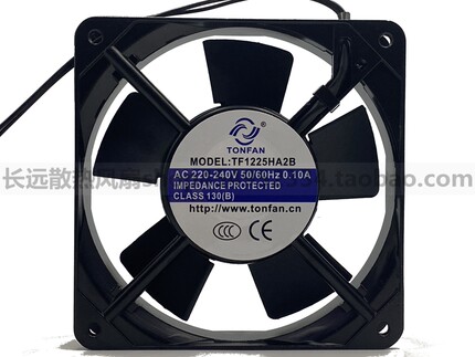 全新天风TOPFAN TF1225HA2B 220-240V 0.10A 12CM 12025 散热风机