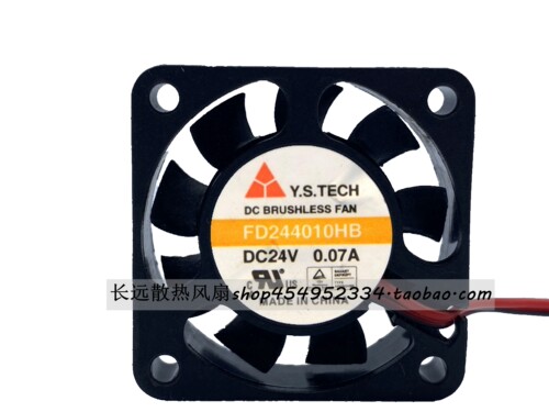 原装Y.STECH元山 FD244010HB 24V 0.07A双滚珠变频器散热风扇4010