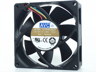 原装AVC DATB0825B2S 8025 8CM 12V 0.84A 大风量PWM机箱散热风扇