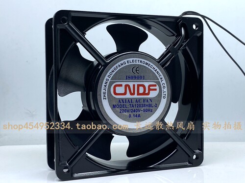 全新CNDF TA12038HBL-2 AC220V 12CM 12038轴流交流风机 散热风扇