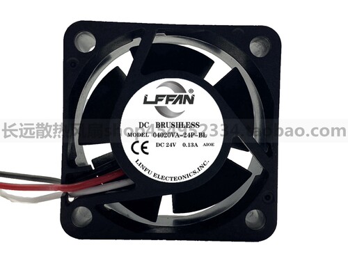LFFAN 04020VA-24P-BL 4020 24V 0.13A安川7系变频器驱动风扇4CM