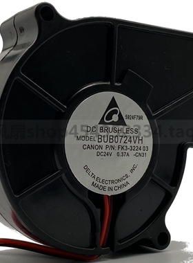 台达DELTA BUB0724VH 7530 24V 0.37A FK3-3224 03涡轮鼓风机风扇