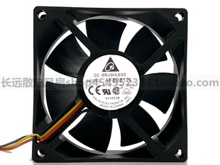 全新台达 AFB0812L 8CM 8025 12V 0.12A CPU机箱电源电脑散热风扇