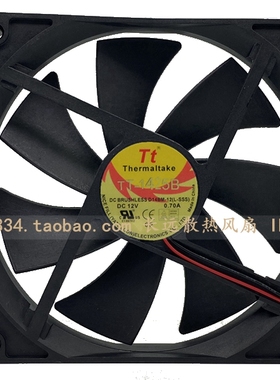 Tt TT-1425B 14cm/厘米 12V 0.70A D14BM-12 14025双滚珠散热风扇