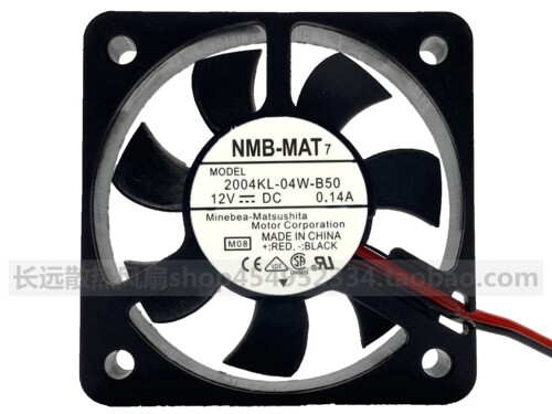 风扇12V0.14A双滚珠5010 大风量5CMNMB2004KL-04W-B59 5厘米散热