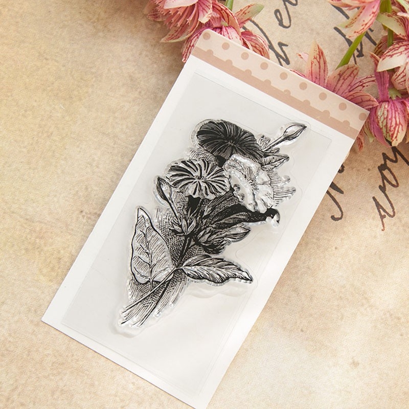New flowers Transparent Clear Silicone Stamp/Seal for DIY sc|msdalam kategori haiwan peliharaan/makanan haiwan dan bekalan, haiwan kesayangan yang lain, Peralatan haiwan peliharaan yang lain - dari Buy2taobao.com untuk memberikan perkhidmatan ejen Taobao profesional membeli