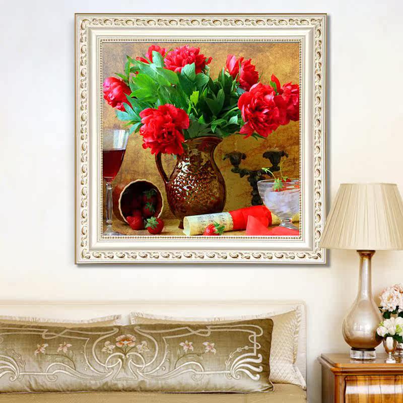 Diy5d diamond painting vase wine glass cross stitch|ruв категории Домашний быт, декоративная живопись, другие декоративные картины - от Buy2taobao.com для оказания профессиональной услуги покупки агента Taobao