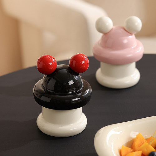 绿和点点高颜值牙签收纳盒