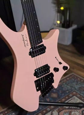 Strandberg Boden Prog NX6 Peah Pink 蜜桃粉 无头扇品电吉他