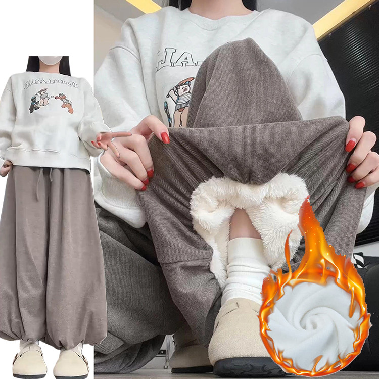 咖色慵懒风亲肤糯米裙裤女秋冬2025新款软糯垂感加绒加厚半身裙裤