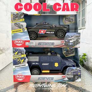 【babytwins】外贸原单儿童玩具警车冲锋车可发声质感好儿童礼物