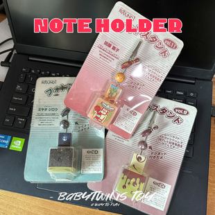 babytwins 中古玩具 便签夹 小木块照片夹 留言夹木质复古