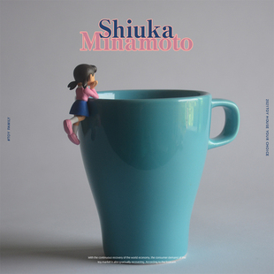 原单散货 静香杯源摆件模型 可爱公仔卡通