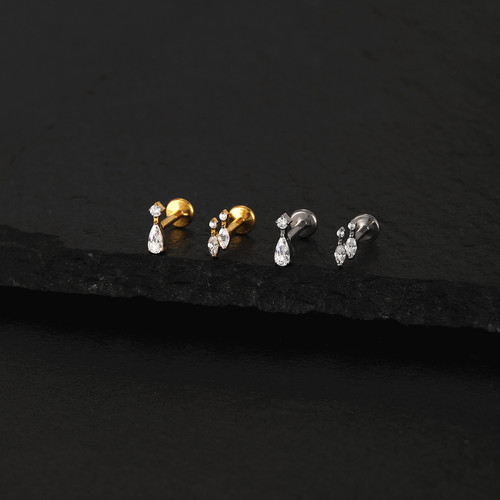 F136钛合金水滴内螺纹耳骨钉