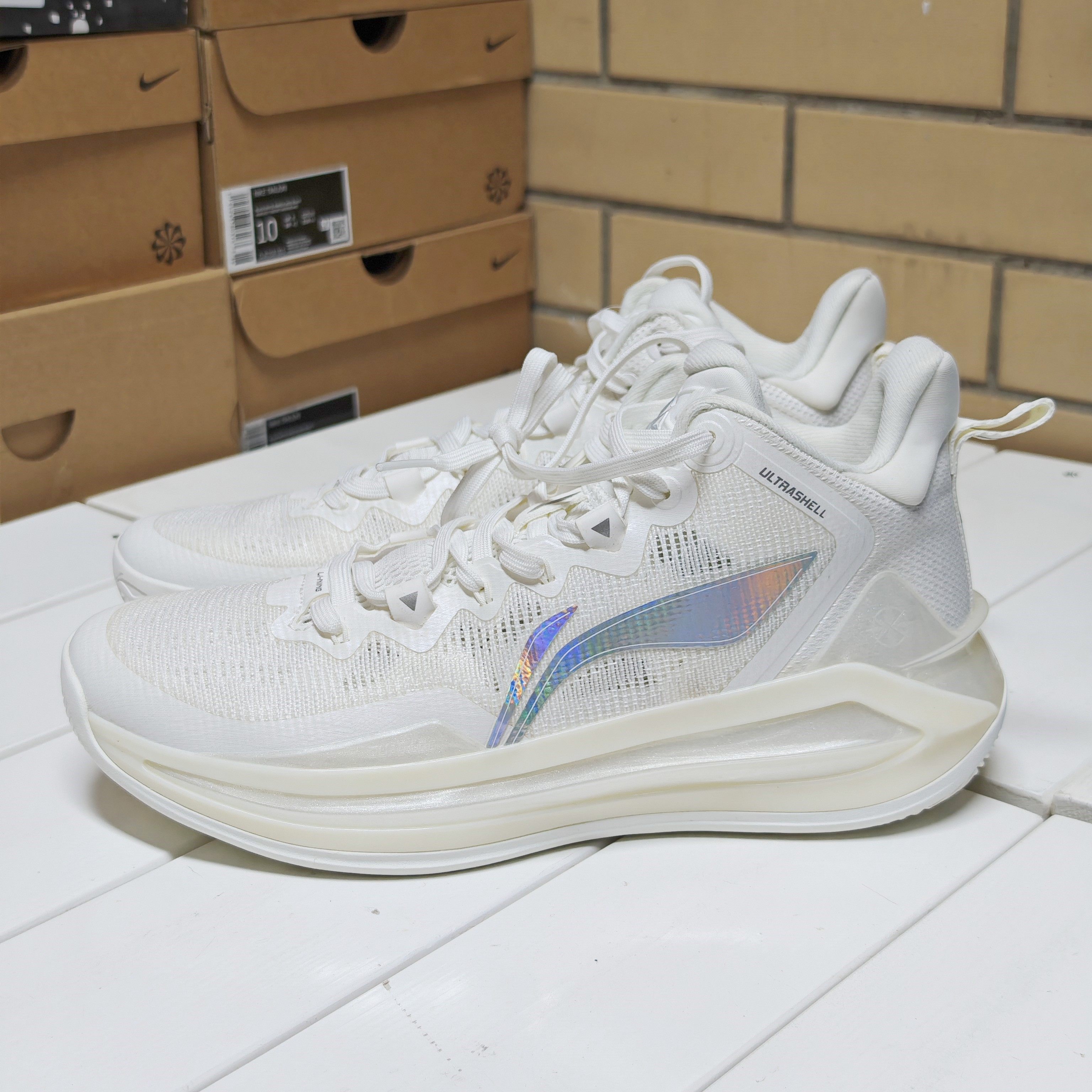 特价清仓 李宁abas089-1男子利刃3.0篮球鞋减震回弹比赛实战鞋