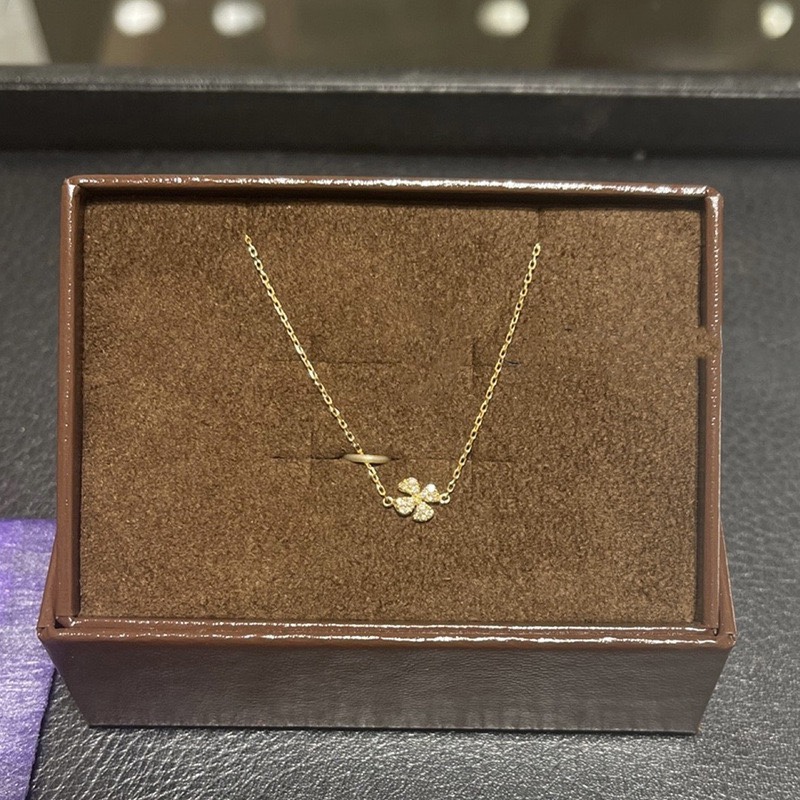Ordi四叶草项链手链耳钉彩金锁骨22新款套装节日礼物送女友