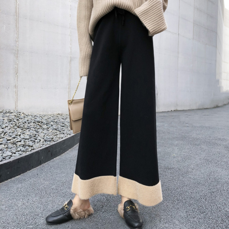 孕妇裤秋季外穿冬季阔腿裤时尚