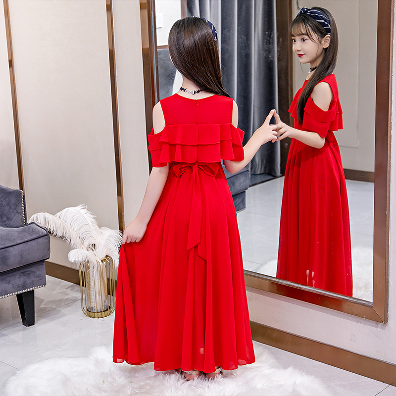 女童连衣裙夏2021年新款韩版洋气夏季儿童夏装潮网红大童裙子