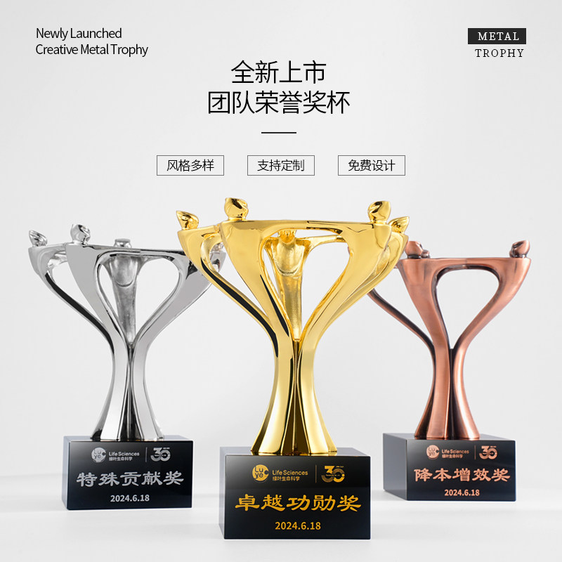 沙克尔顿同心协力销冠团队奖杯