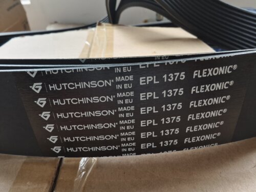 弹性多楔带9PL1375  纺织机橡胶皮带 哈金森HUTCHINSON 原装进口