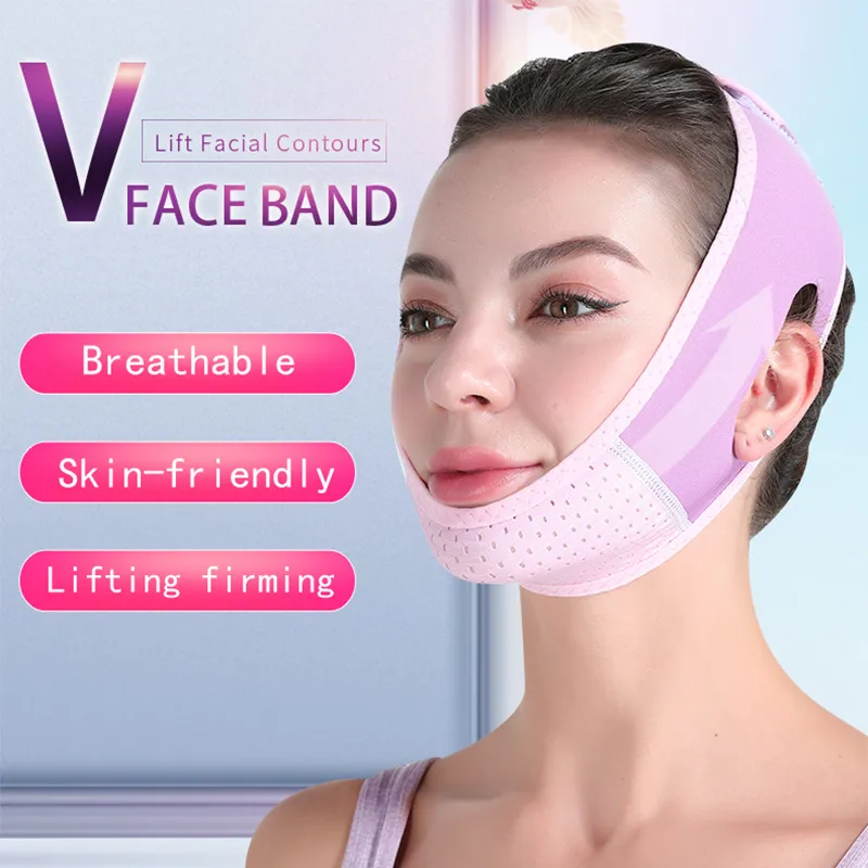 Cross border facial lifting bandage enhances facial contour