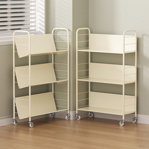 带轮可移动书架置物架