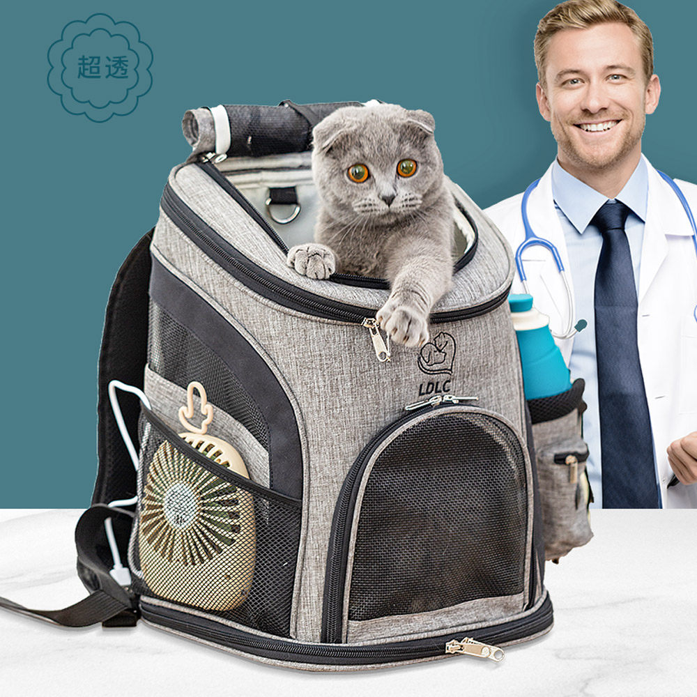外出便携猫包拉杆箱宠物背包大号猫咪双肩包小狗狗推车外带装两只