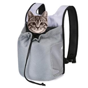 顶部露头可调节宠物外出便携包猫咪双肩网布透气猫包小狗狗出行包