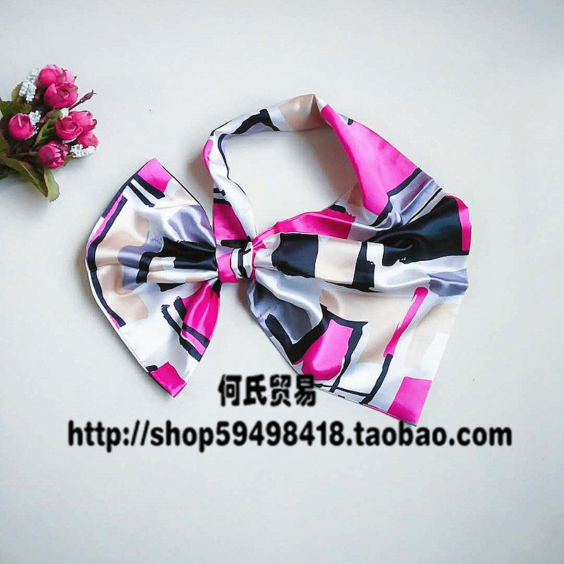银行商务风礼仪制服职业装小方巾
