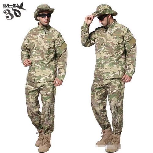 美式大兵战术套服户外训练服耐磨CP迷彩服加肥野战服特种兵战斗服