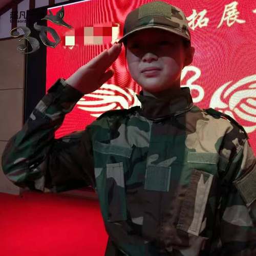 户外特种兵儿童战斗套服训练营孩童迷彩服军迷男女童拓展野战套装