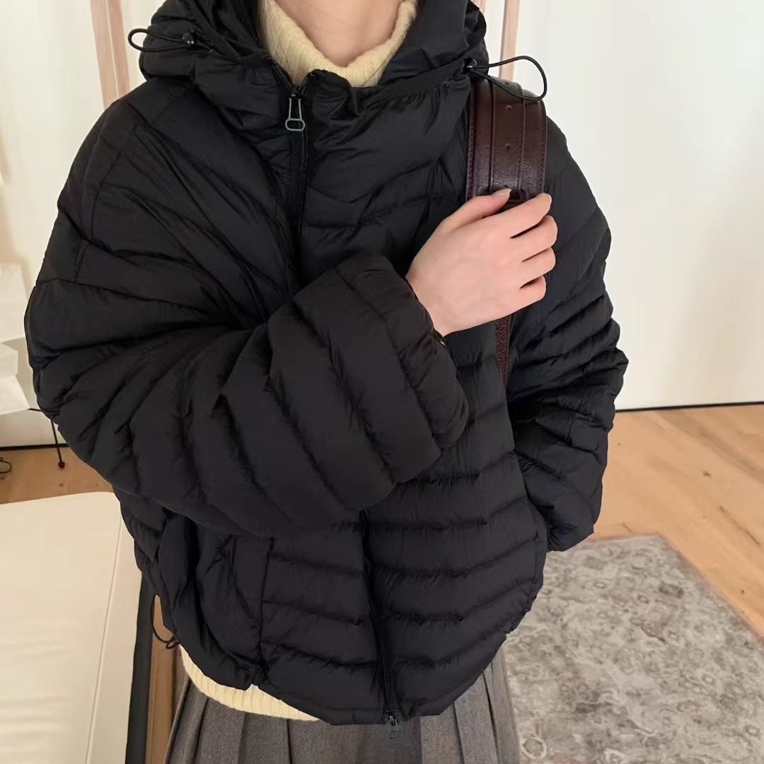 TOOGOOD进口波兰拉尼亚95绒！韩国斜襟拉链连帽泡芙排骨羽绒外套