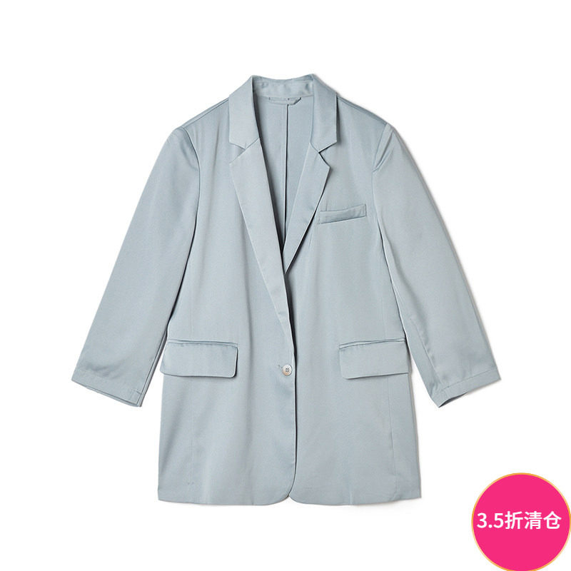 2025年秋装Outlets专柜 YU系列职场女性气质上衣一粒扣西装外套女