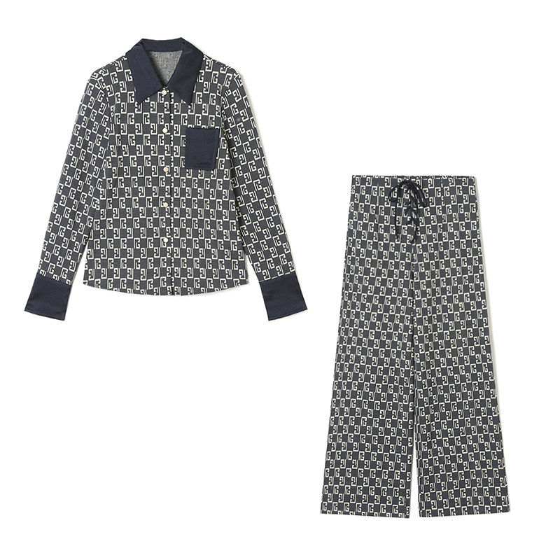 2026年Outlets专柜 深圳南油NY春装 通勤衬衫+高腰长裤两件套装女,女装/女士精品,时尚套装,淘宝优惠券,粉丝福利购,淘宝优惠卷