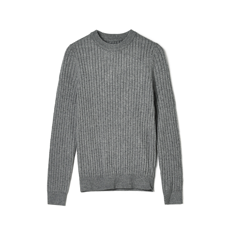 长袖纯色上衣高弹打底毛衣