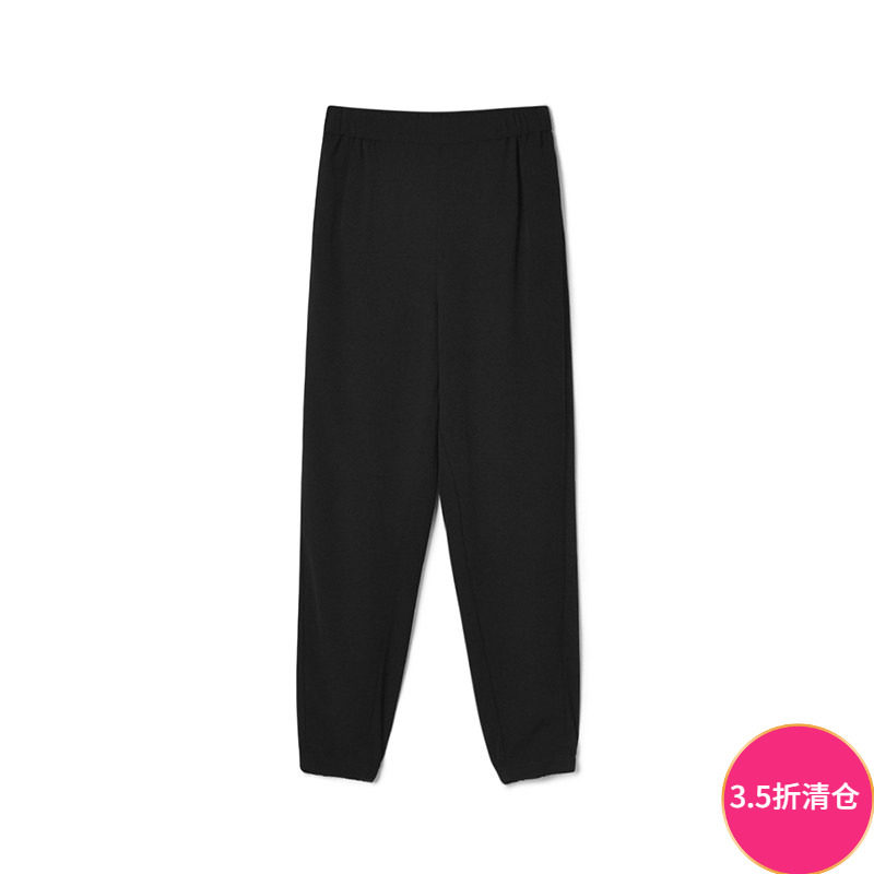 Outlets专柜撤柜正品 YC秋装新款束脚显瘦长裤运动风裤子休闲裤女